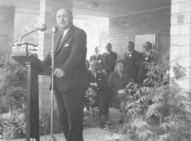 Photograph, Opening of Lionswood Retirement Village, Kirk Street, Ringwood - May, 1963