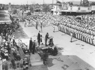 Photograph, Proclamation of the City of Ringwood by Governor of Victoria, Sir Dallas Brooks, 19 March, 1960