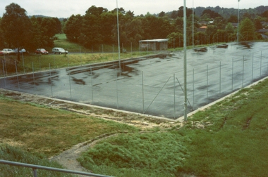 Photograph - Photographs, Site works at Norwood High School 1989/90
