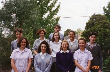Photographs, 1993 Norwood High School Debating team
