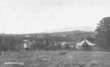 Photograph, View over Ringwood from Heatherdale Road