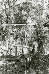 Photographs, 1979-80 MMBW pipe line project at Hubbard Reserve, North Ringwood � First hole in Lot 8