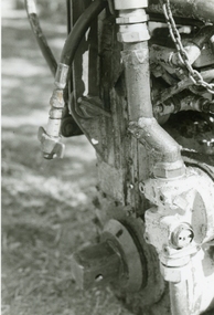Photographs, 1979-80 MMBW pipe line project at Hubbard Reserve, North Ringwood � The grip of the mole