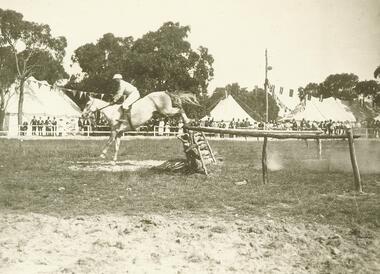 Photograph, Ringwood Show equestrian event - c.1912