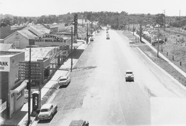 Photograph, Easterly view from Ringwood Clocktower, cnr Maroondah Hwy  and Warrandyte Road, Ringwood - 1960