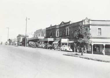 Photograph, Maroondah Highway Central, Ringwood. Corner of Main and Adelaide Streets, 1949