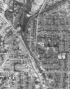 Photograph, Aerial photograph of Ringwood - 1962