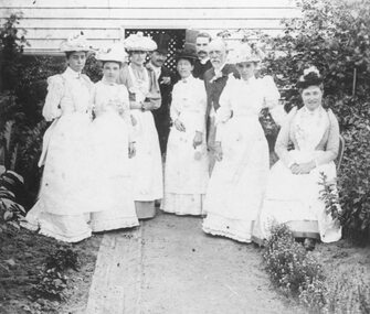 Photograph, Church of England East Ringwood - Assistants at Bazaar 1885