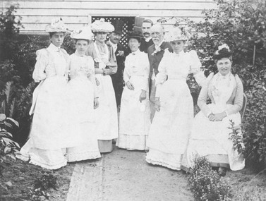 Photograph, Church of England, East Ringwood - Assistants at Bazaar - 1885
