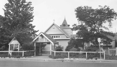 Photograph, St. Paul's Anglican Church when in Ringwood Street, Ringwood - 1963