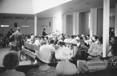Photograph, New St Paul's Church of England, Warrandyte Road, Ringwood. Opening Service 21-11-1970
