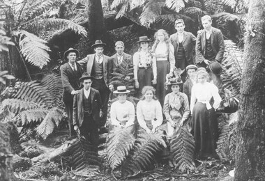 Photograph, Ringwood Methodist Church outing to Sassafras - 1895