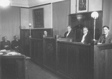 Photograph, Ringwood Borough Council members, 1946