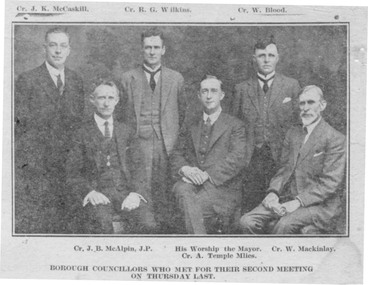 Photograph, Ringwood Borough Councillors - 2nd meeting January 1925