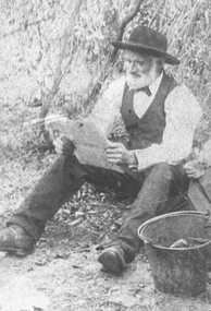 Photograph, Early Heathmont pioneer Mr. Pett in later life about 1900