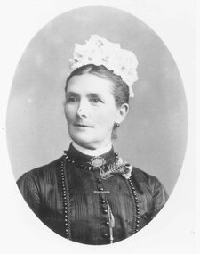 Photograph, Pioneer Mrs. Pett of Heathmont in later life. c1880's