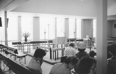 Photograph, Ringwood Church of England-Interior-opening day. 21.11.1970