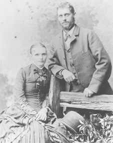 Photograph, Early Ringwood Pioneers: James Maggs and Marianne (nurse) Maggs. c1890