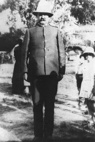 Photograph, Constable Wakeham of Ringwood at Rec. ground. c1920's