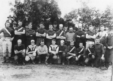 Photograph, Ringwood Football Club - 1890 (or possibly Ringwood East FC?)