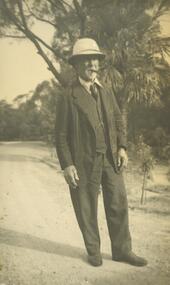 Photograph, Capt. E. T. Miles at Glamorgan. c1920's