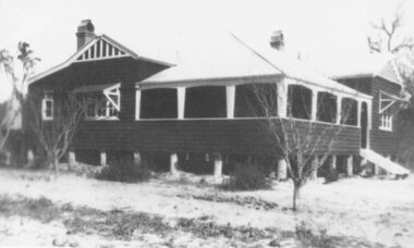 Photograph, William Maggs portrait, and photo of the Maggs home in Queensland (undated)
