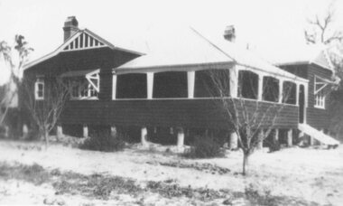 Photograph, William Maggs portrait, and photo of the Maggs home in Queensland. c1923