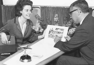 Photograph, Sue Bennett of North Ringwood, Victoria's "Girl of the Year". c1960's