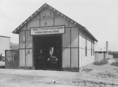 Photograph, Old Ringwood Fire Station 1930