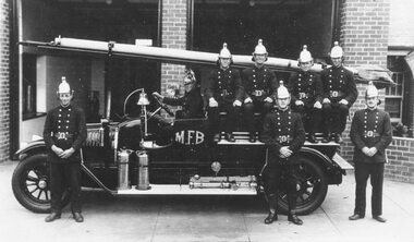 Photograph, Ringwood Fire Brigade "New" Station 1931