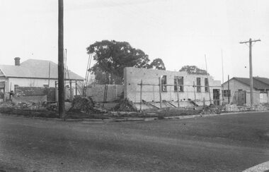 Photograph, Ringwood Police Station under costruction- 1963