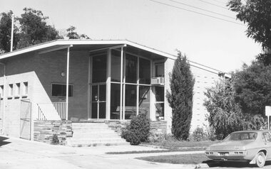 Photograph, Courthouse 1973. Rear of Police Station