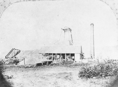 Photograph, Antimony Mine, Ringwood. c1880 (Later Civic Centre site)