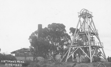 Photograph, Antimony Mine, Ringwood, 1920