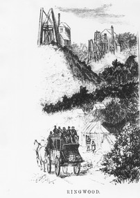 Photograph, An artists impression of Ringwood, 1881