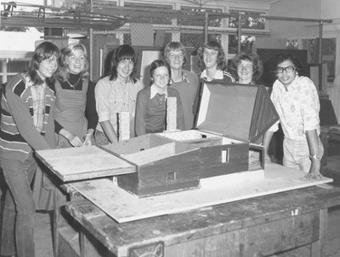 Photograph, Ringwood High School- Schools model. Miners cottage  c1974/5