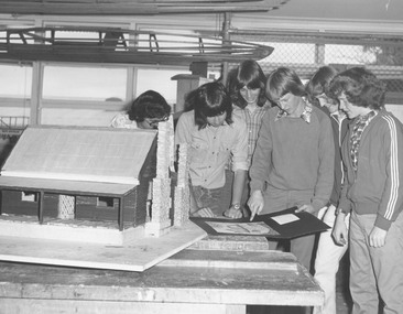 Photograph, Ringwood High School- Schools model. Miners cottage  c1974/5