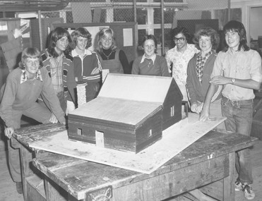 Photograph, Ringwood High School, Schools model, Miners cottage  c1974/5