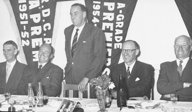 Photograph, Ringwood Cricket presentation night 1958