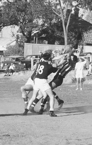 Photograph, Ringwood v Croydon Football at Ringwood, 26/4/1958