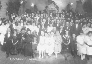 Photograph, Ringwood Tennis Club Ball, 1921