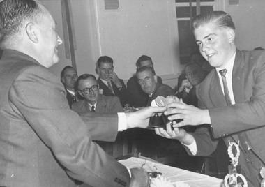 Photograph, Ringwood Cricket Club presentation night. Premiers 1951-52