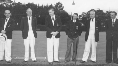 Photograph, Ringwood Bowling Club- Green opening day, 1958
