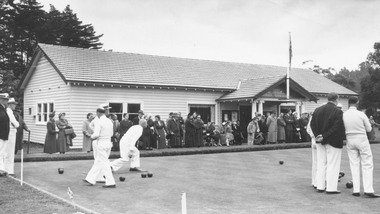 Photograph, Ringwood Bowling Club-  Green opening day, 1954