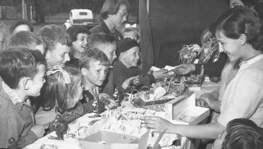 Photograph, Heathmont Youth Club Fair sweet stall 1955