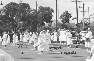 Photograph, Ringwood Bowling Club - Ladies Bowling, Miles Avenue. c1970's