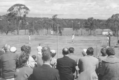 Photograph, Tennis match - Jubilee Park