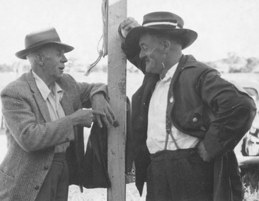Photograph, Ringwood Rifle Club - Left ?, Right Mr. Ron Pullin. c 1959