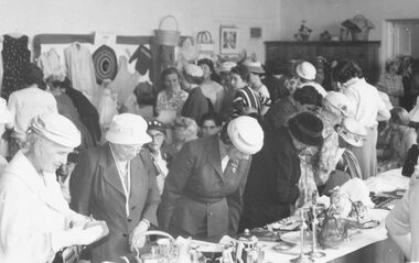 Photograph, Heathmont C.W.A. stall, 12th November 1959