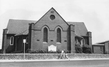Photograph, Old Methodist Church Ringwood 1963